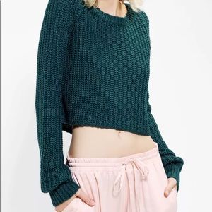 UO sweater croptop